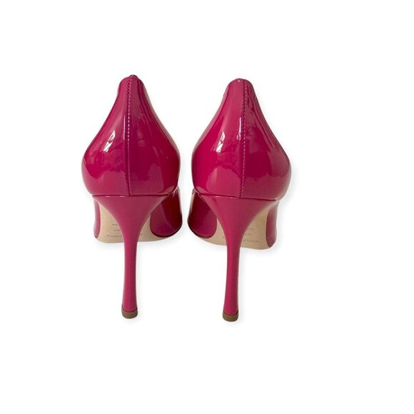 Sergio Rossi New Secret 090 Magenta Patent Pumps EU 37 / US 6.5-7 NIB - Picture 7 of 15
